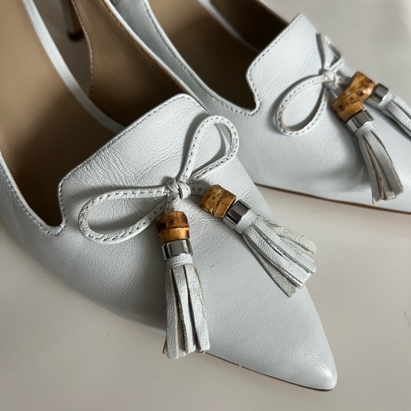 Ann Taylor Tassel Slingback Heels - Picture 7 of 8